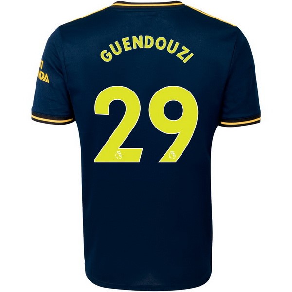 Maillot Football Arsenal NO.29 Guendouzi Third 2019-20 Bleu